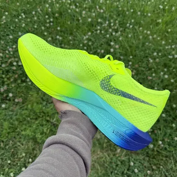 Nike ZoomX Vaporfly Next% 3 Running Shoe Volt Green Mens Size 14 DV4129-700 New